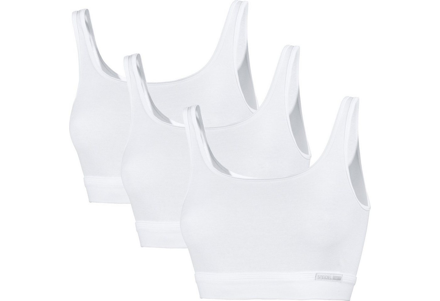 Speidel Unterhemd Bio Damen-Bustier Bio Cotton plus" 3er-Pack Single-Jersey Uni" von Speidel