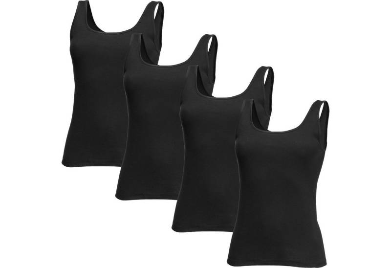 Speidel Unterhemd Damen-Unterhemd 4er-Pack Feinripp Uni von Speidel