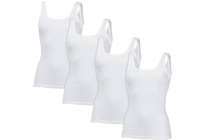 Speidel Unterhemd Damen-Unterhemd 4er-Pack Feinripp Uni von Speidel