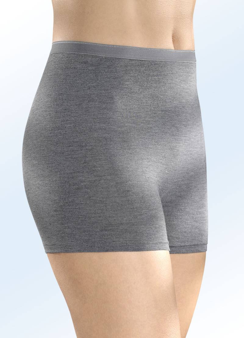 Sylvia Speidel Zweierpack Pants, atmungsaktiv, 1X Grau Meliert, 1X Schwarz, Größe 38 von Sylvia Speidel