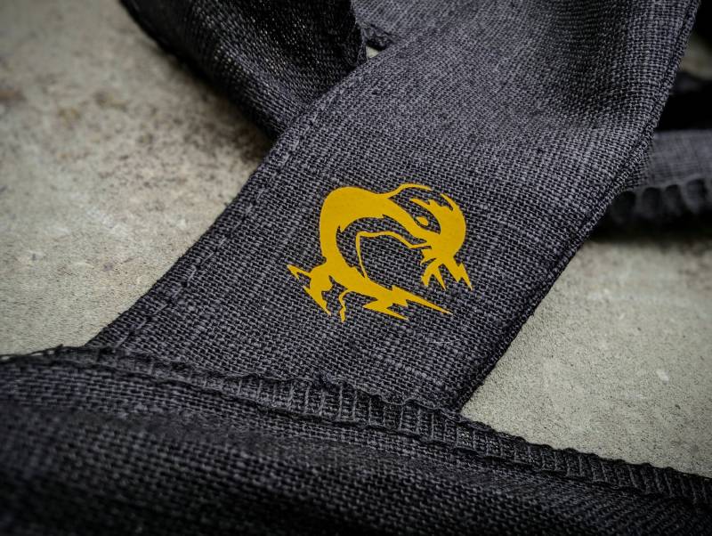 Schlange/Big Boss Infinity Bandana - Schwarz Mit Fuchs Logo Print Mgs Metal Gear Solid Cosplay/Merchandise Replica Delta von SpeightMerch