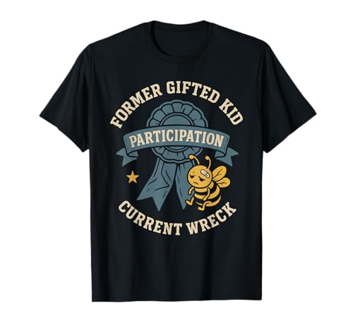 Lustige Rechtschreibung Bee Fail Begabtes Kind Burnout Akademisches Trauma T-Shirt von Spelling Dropout Misspelled Champion Bookish