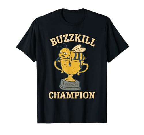 Lustige Rechtschreibung Bee Fail Begabtes Kind Burnout Akademisches Trauma T-Shirt von Spelling Dropout Misspelled Champion Bookish
