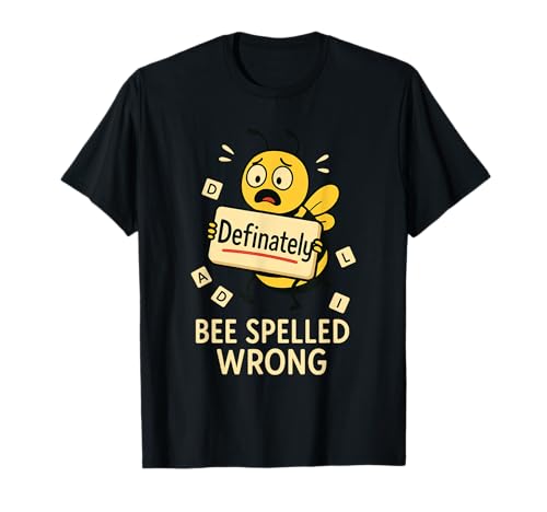 Lustige Rechtschreibung Bee Fail Begabtes Kind Burnout Akademisches Trauma T-Shirt Lustige Rechtschreibung Bee Fail Begabtes Kind Burnout Akademisches Trauma T-Shirt von Spelling Dropout Misspelled Champion Bookish
