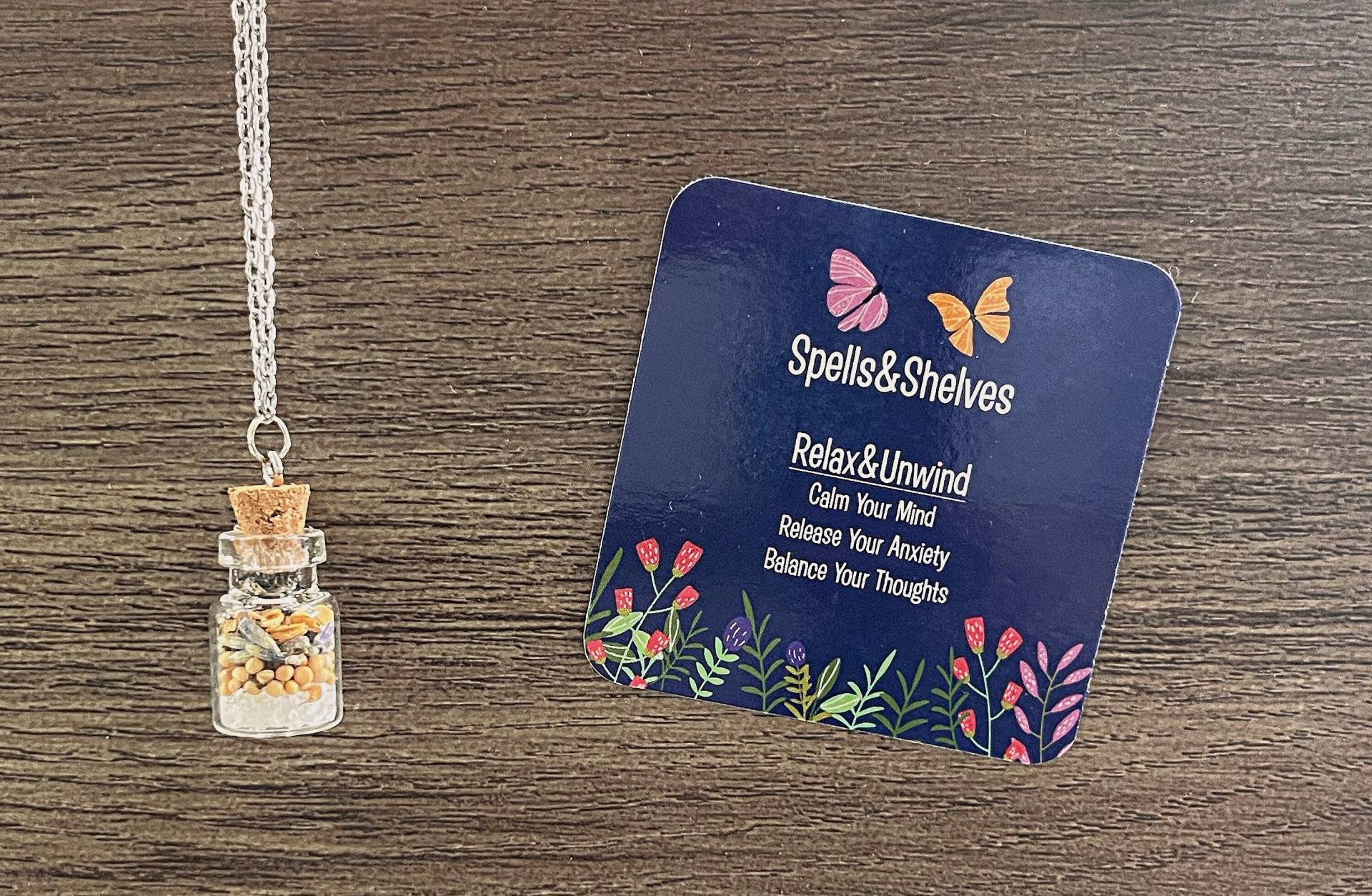 Entspannen & Zauber Glas Halskette | Stressabbau Angst Relief Empath Zauberglas Altar Hexen Geschenke Entspannen & Zauber Glas Halskette | Stressabbau Angst Relief Empath Zauberglas Altar Hexen Geschenke von SpellsAndShelves