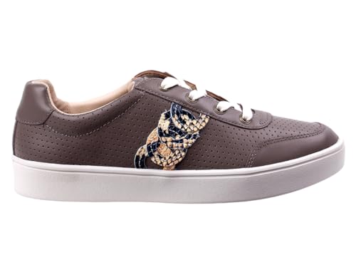 Spenco Cambridge Damen-Sneaker, Fossil, 40 EU Weit von Spenco