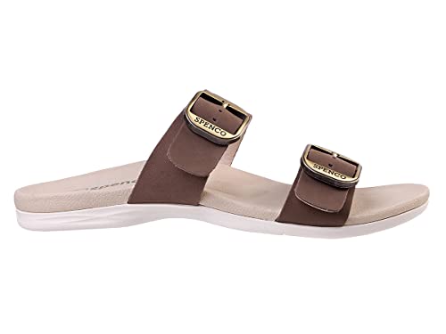 Spenco Damen Crista Schiebe-Sandalen, Fossil, 37 EU von Spenco