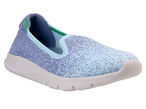 Spenco Damen Epic Stretch Gradient Pastel Sneaker, Blau (Blue Fog), 43 EU Weit von Spenco