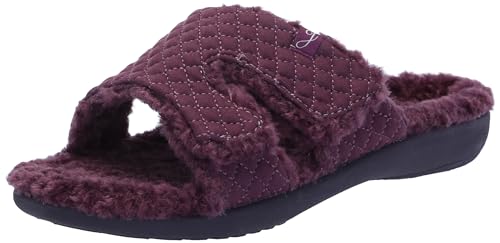 Spenco Damen Janie Hausschuh, auberginefarben, 36 EU Weit von Spenco