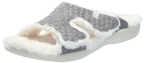 Spenco Damen Janie Slipper, Grau meliert, 37.5 EU Weit von Spenco