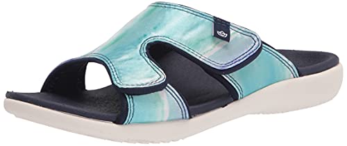 Spenco Damen Kholo Monet Flipflop, Peacoat, 43 EU von Spenco