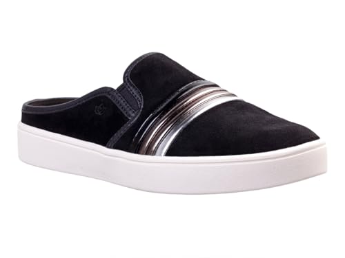 Spenco Damen St. Barts Slide Mule, Schwarz, 35.5 EU Weit von Spenco