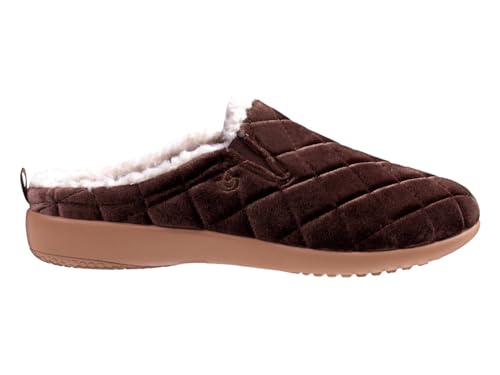 Spenco Damen Velveteen Hausschuh, Französische Bratung, 37.5 EU Weit von Spenco