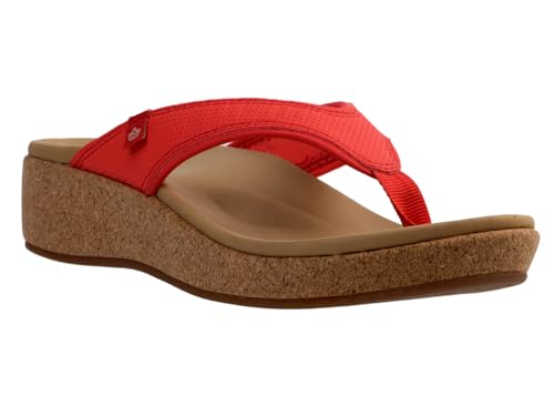 Spenco Damen Willow Wedge Flipflop, Bittersüß, 42 EU Spenco Damen Willow Wedge Flipflop, Bittersüß, 42 EU von Spenco
