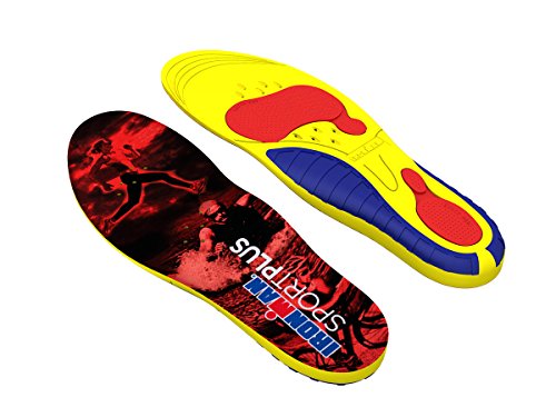 Spenco Herren Ironman All Sport Einlegesohlen , Mehrfarbig (Gelb - Rot - Blau), 37-41 von Spenco
