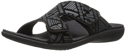 Spenco Herren Tribal Slide Sandale, Schwarz, 42 EU von Spenco