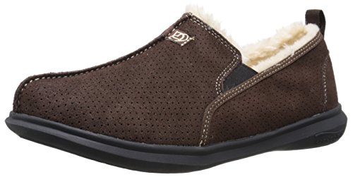 Spenco Men's Supreme Slipper, Herren Hausschuhe Braun schokoladenbraun von Spenco