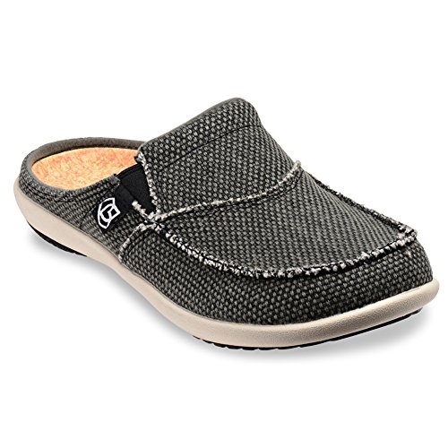 Spenco Women's Siesta Slide Mule, Charcoal Grey, 6 M US von Spenco
