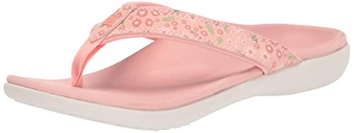 Spenco Women's Yumi Nuevo Floral Flip-Flop, Coral Cloud, 11 von Spenco