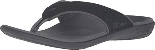 Spenco Yumi Sandal, Herren Yumi Frauen Zehensteg Sandale, Schwarz (Onyx) , 36.5 EU (7 M) von Spenco