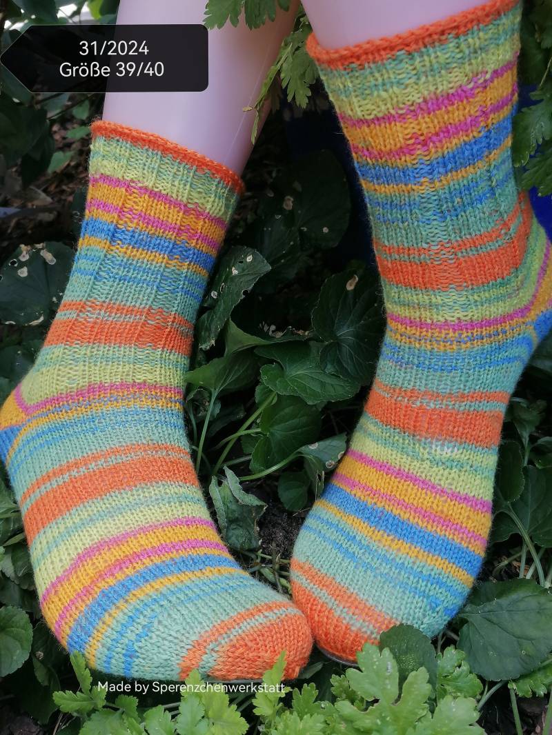 Handgestrickte Socken, Strümpfe Größe 39//40 Handgestrickte Socken, Strümpfe Größe 39//40 von Sperenzchenwerkstatt