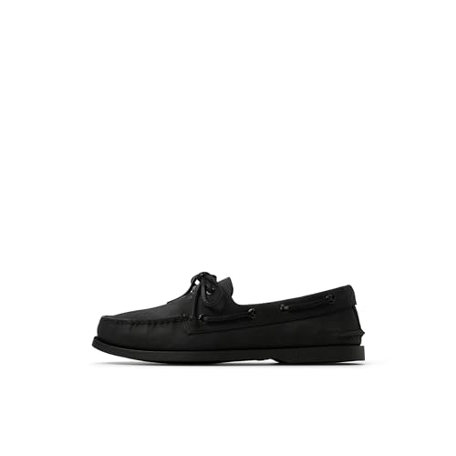 Sperry Authentic Original Herren-Bootsschuh mit 2 Ösen, Schwarz, 43 EU von Sperry