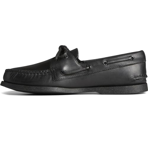 Sperry Authentic Original Herren-Bootsschuh mit 2 Ösen, Schwarz (schwarz), 44 EU von Sperry