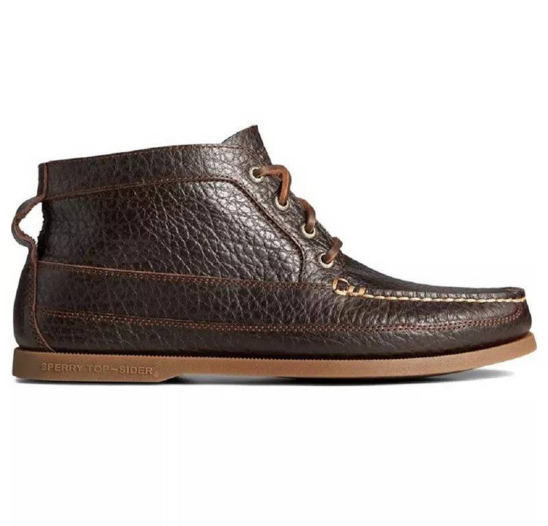Sperry Boat Chukka DK Brown Herren Leder Schnürschuhe Bootsschuh STS23764 Stiefel von Sperry