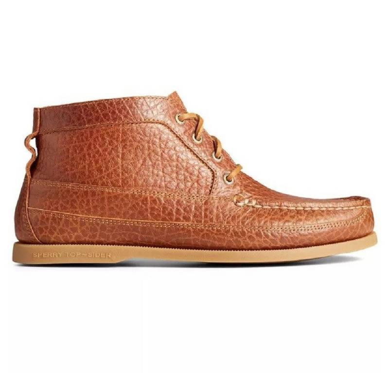 Sperry Boat Chukka Tan Herren Leder Schnürschuhe Boots Stiefel STS23632 Stiefel von Sperry