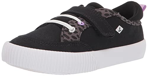 Sperry Covetide Jr Washable Sneaker, Black/Animal, 5 US Unisex Little Kid von Sperry
