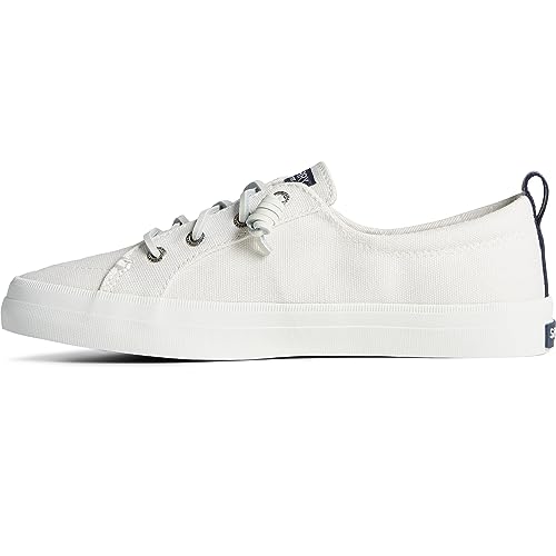 Sperry Crest Vibe Damen-Sneaker, Weißes Leinen, 37 EU von Sperry