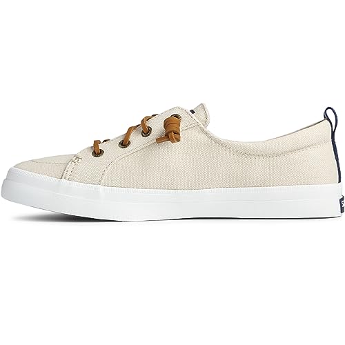 Sperry Damen Crest Vibe Linen Sneaker, Oat, 38 EU von Sperry