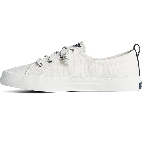 Sperry Damen Crest Vibe Linen Sneaker, Weiß, 40.5 EU (7 UK) von Sperry
