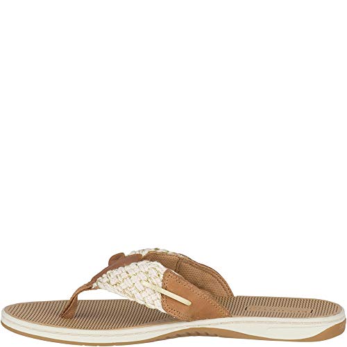 Sperry Damen Papageienfisch Flipflop, Sahara/Gold, 39.5 EU von Sperry