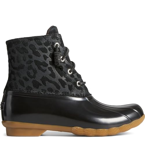 Sperry Damen Saltwater Cheetah Duck Boot Stiefelette, Schwarz, 35.5 EU Sperry Damen Saltwater Cheetah Duck Boot Stiefelette, Schwarz, 35.5 EU von Sperry
