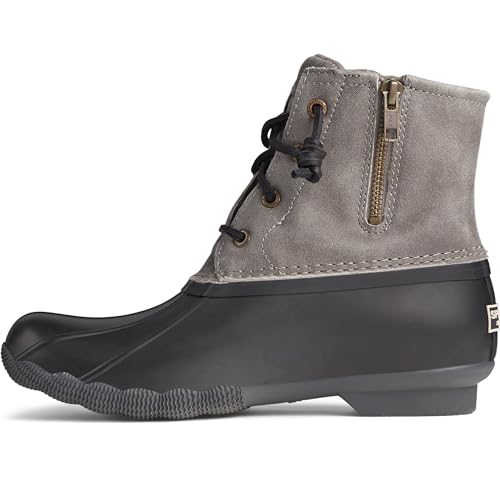 Sperry Damen Saltwater Mode-Stiefel, Black/Grey, 39 EU von Sperry