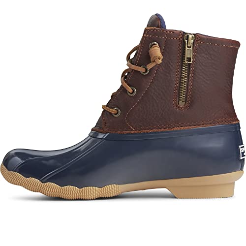 Sperry Damen Saltwater Mode-Stiefel, Tan/Navy, 37 EU von Sperry