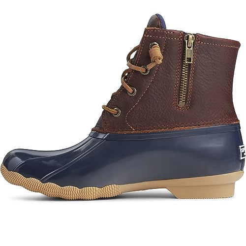 Sperry Damen Saltwater Mode-Stiefel, Tan/Navy, 41.5 EU von Sperry