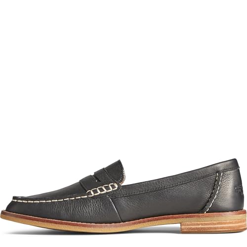 Sperry Damen Seaport Penny Loafer, New Black, 38.5 EU von Sperry