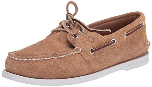 Sperry Herren A/O 2-Eye Suede Bootsschuh, Tan, 43 EU von Sperry