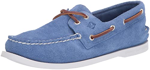 Sperry Herren A/O 2 Ösen Wildleder Bootsschuh, blau, 40.5 EU von Sperry