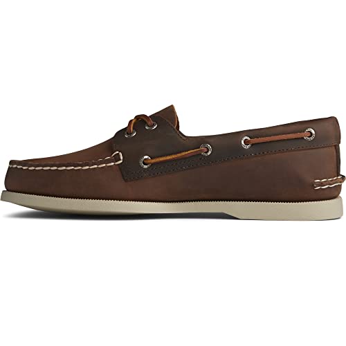 Sperry Herren A/O 2-eye Leather Bootsschuh, Tan Braun, 45.5 EU von Sperry