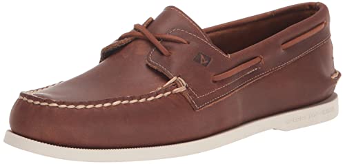 Sperry Authentic Original Herren-Bootsschuh mit 2 Ösen, Hellbraun, vorgetragen, 15 von Sperry