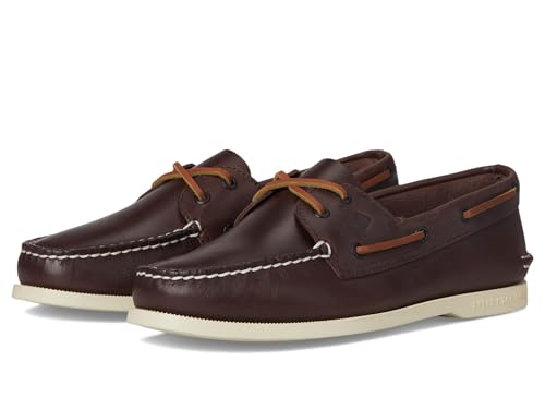 Sperry Herren Authentic Original 2-Eye Boat Shoe Bootsschuh, Dunkelbraun, 45 EU von Sperry