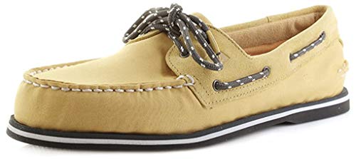 Sperry Herren Authentic Original 2-Eye Bootsschuh, Gelbe Leinwand, 42 EU von Sperry