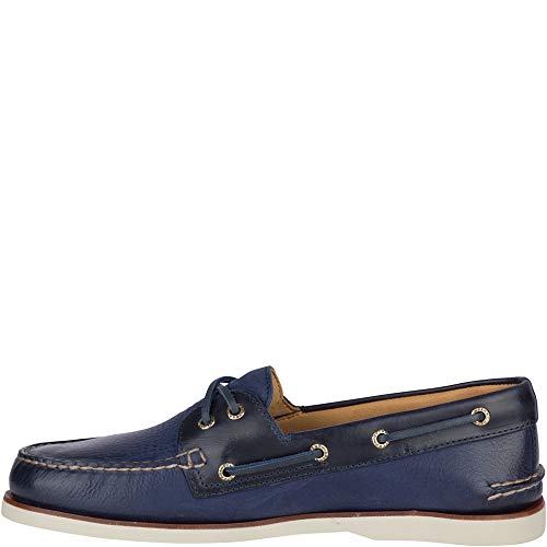 Sperry Herren Gold Cup Authentic Original 2-Eye Bootsschuh, Marineblau/Braun, 47 EU von Sperry