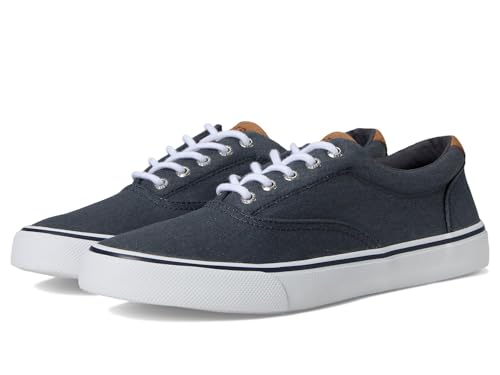 Sperry Herren Striper Ii CVO Sneaker, Marineblau, 44 EU Weit von Sperry