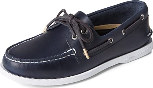 Sperry Top-Sider Herren A/O 2-Öse Bootsschuh, Navy, 44 EU von Sperry Top-Sider