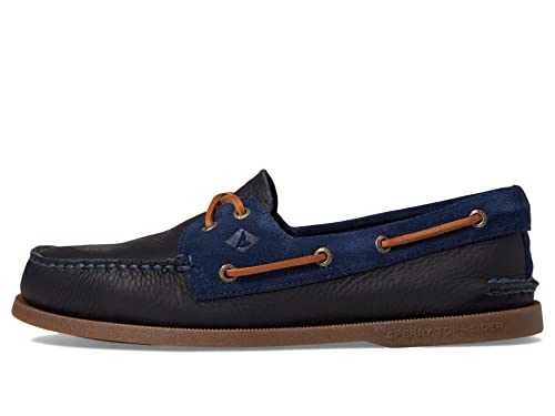 Sperry Top-Sider Herren A/O 2-Eye Tumbled/Wildleder Bootsschuh, Navy, 40 EU von Sperry Top-Sider