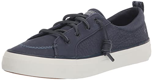 Sperry Women's Crest Vibe Washable Leather Sneaker, Navy, 9.5 von Sperry